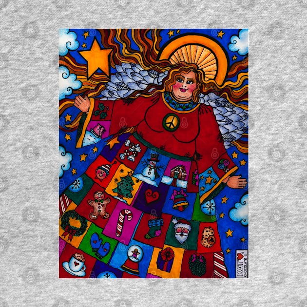 Abundant  Blessings Christmas Angel by Kat Loves Chocolate